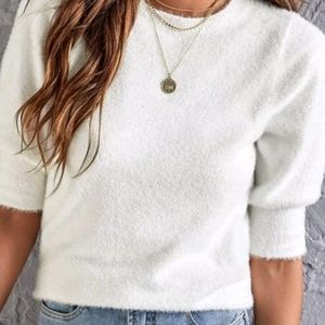 Puff sleeve top